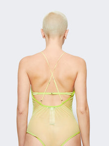 Women | Nensi Dojaka | Gathered Cami Bodysuit | Lime