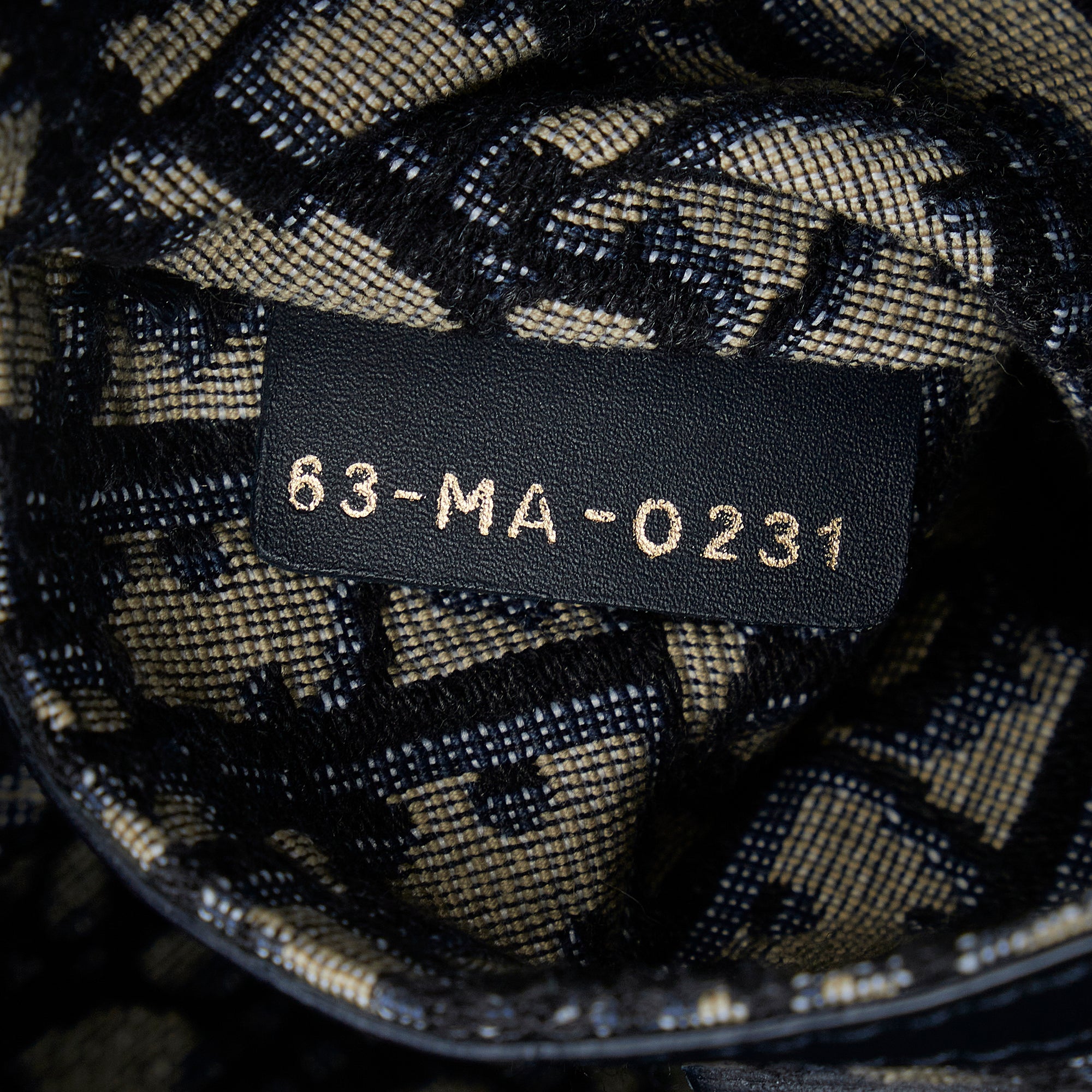 Dior | Pre-Owned Oblique Wicker Bucket Bag | Brown