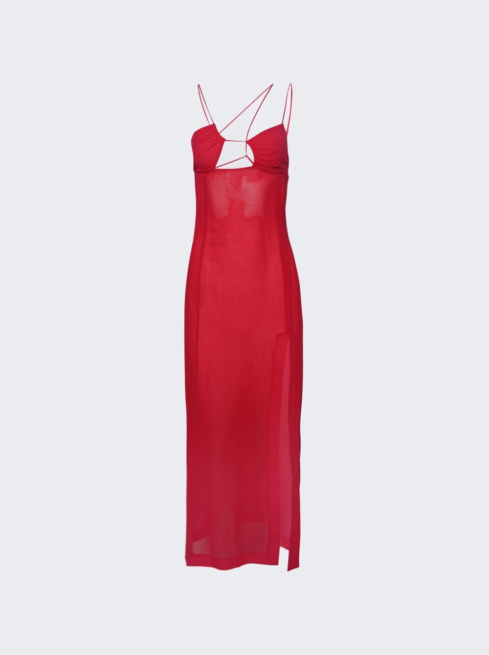 Women | Nensi Dojaka | Asymmetric Bra Maxi Dress | Fuchsia