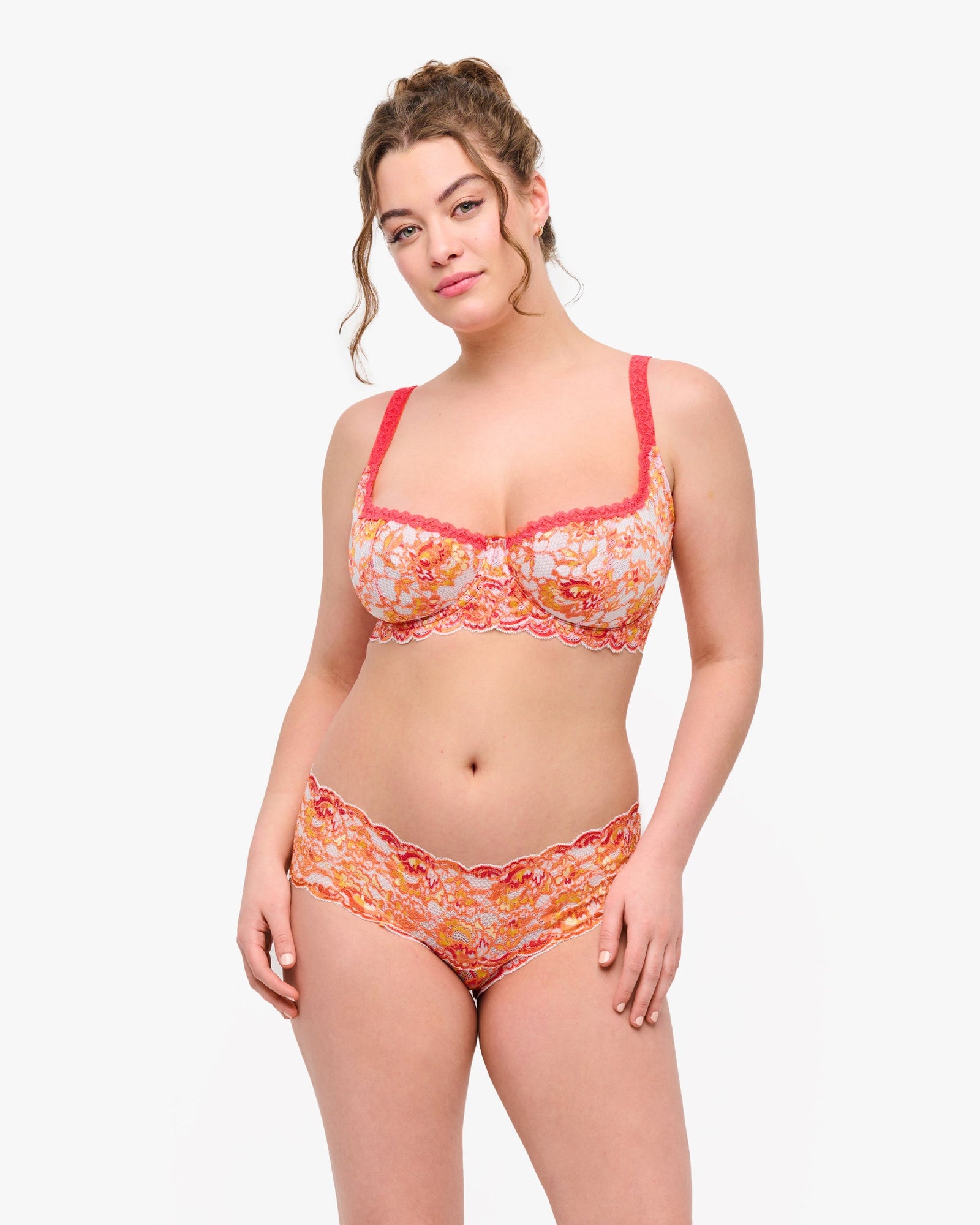 Orange Bra - Never  Say Never Ombre Balconette Bra
