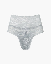 Gray Bikini - Never Say Never High Waisted Bikini