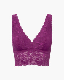 Purple Bralette - Never Say Never Plungie Longline Bralette
