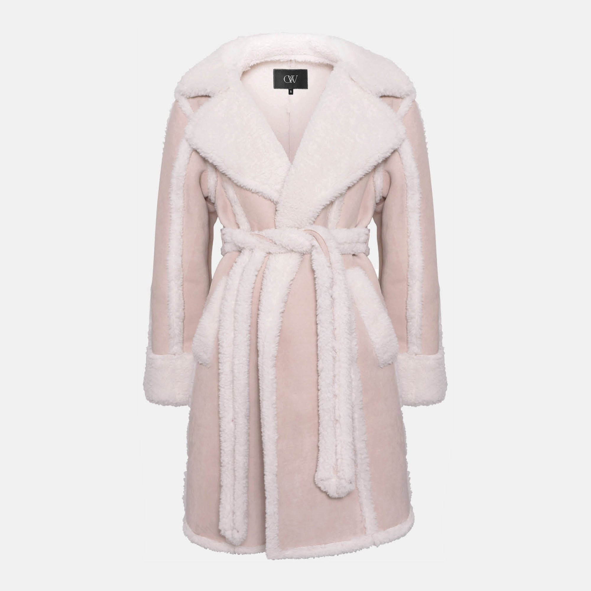 OW Collection NEW YORK Coat Coat 006 - Light Beige