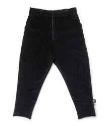 Kid | Velvet Tailored Pants | Black