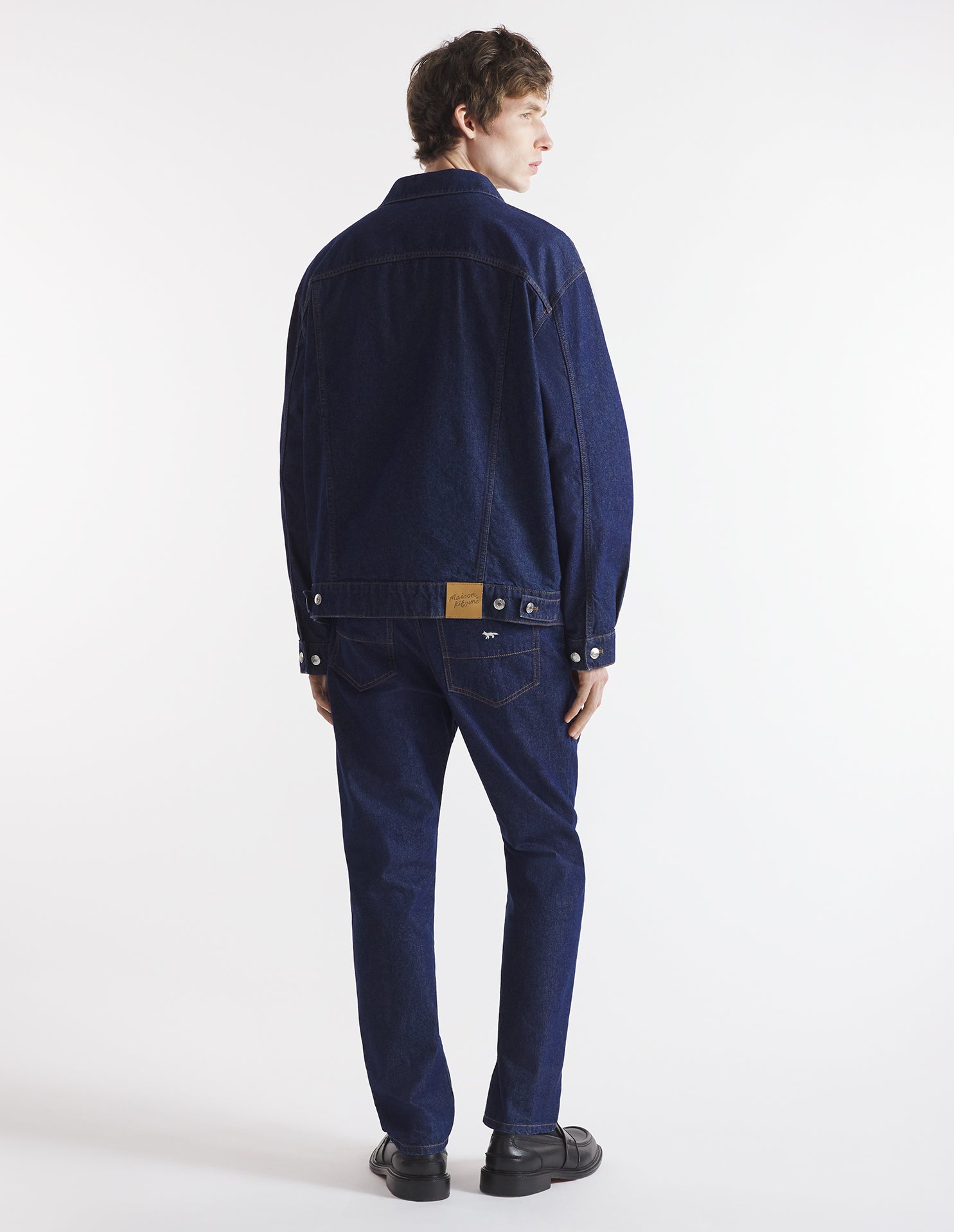 Mens | Trucker Japanese Denim Jacket | Indigo