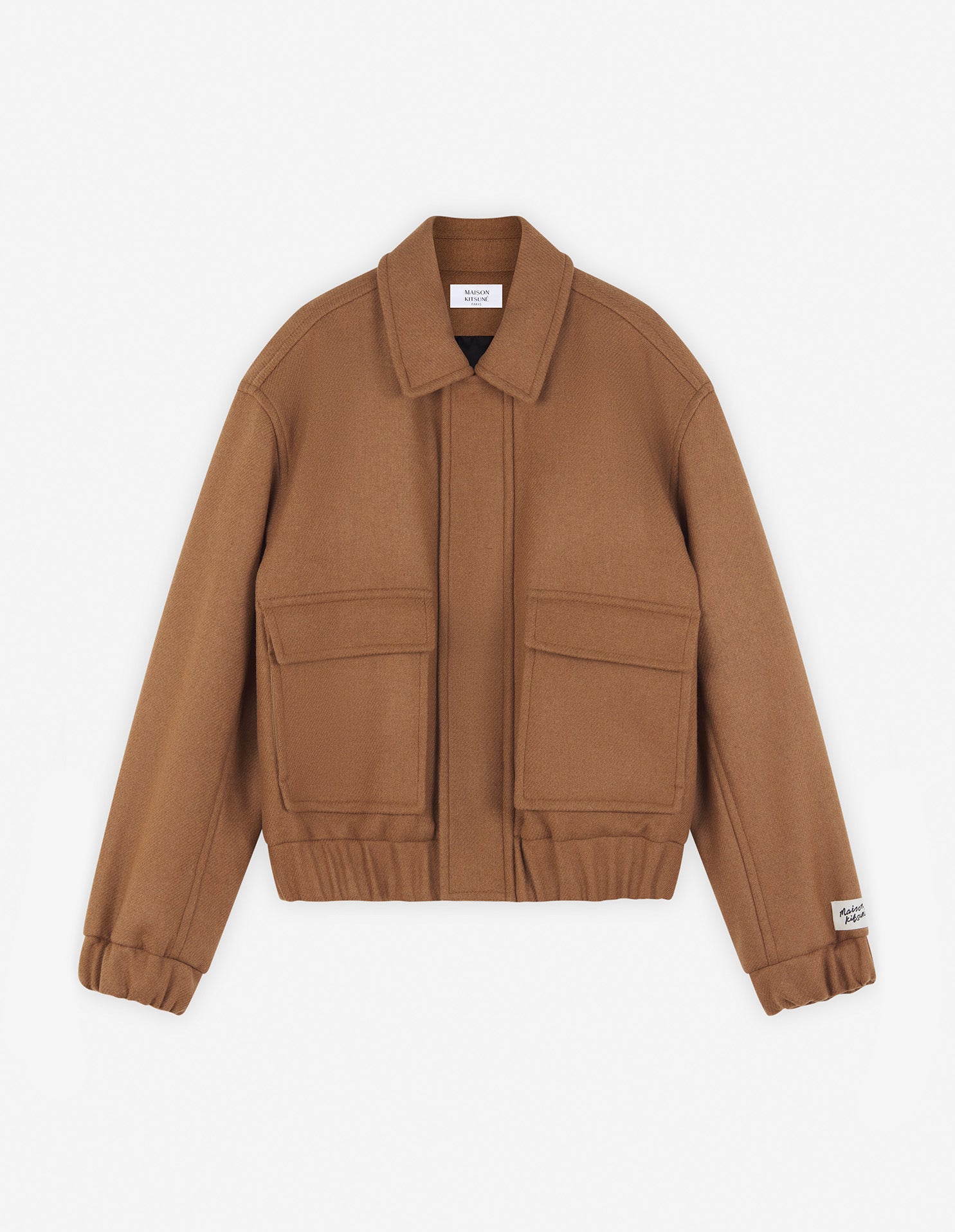 Mens | Plain Wool Jacket | Beige Melange