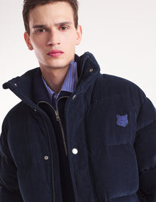 Mens | Corduroy Puffer Jacket | Navy