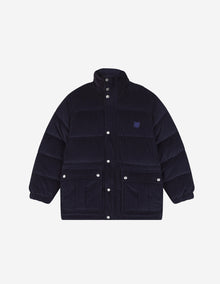 Mens | Corduroy Puffer Jacket | Navy
