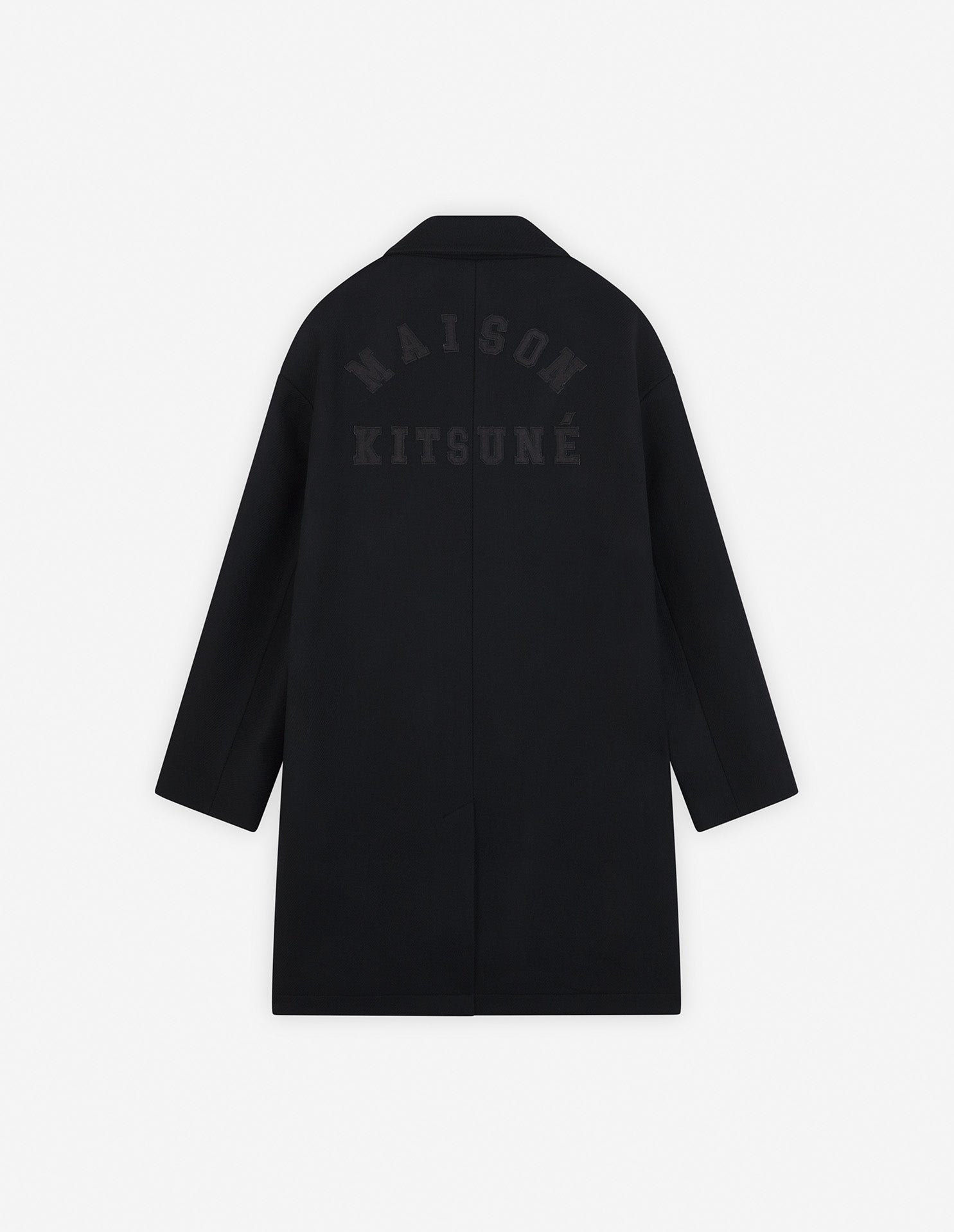 Mens | Plain Wool Coat | Black
