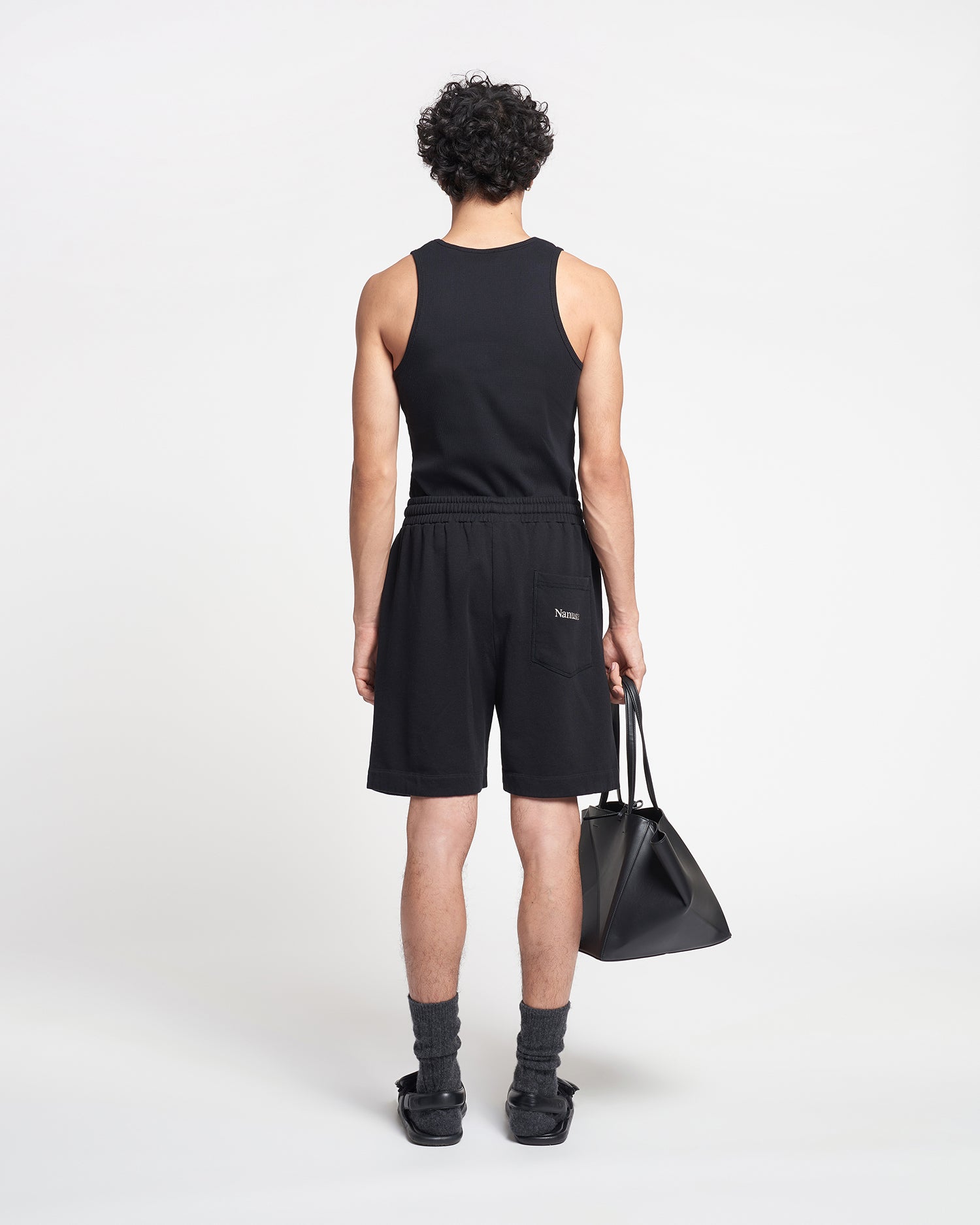 Mens | Doxxi Organically Grown Cotton Shorts | Black