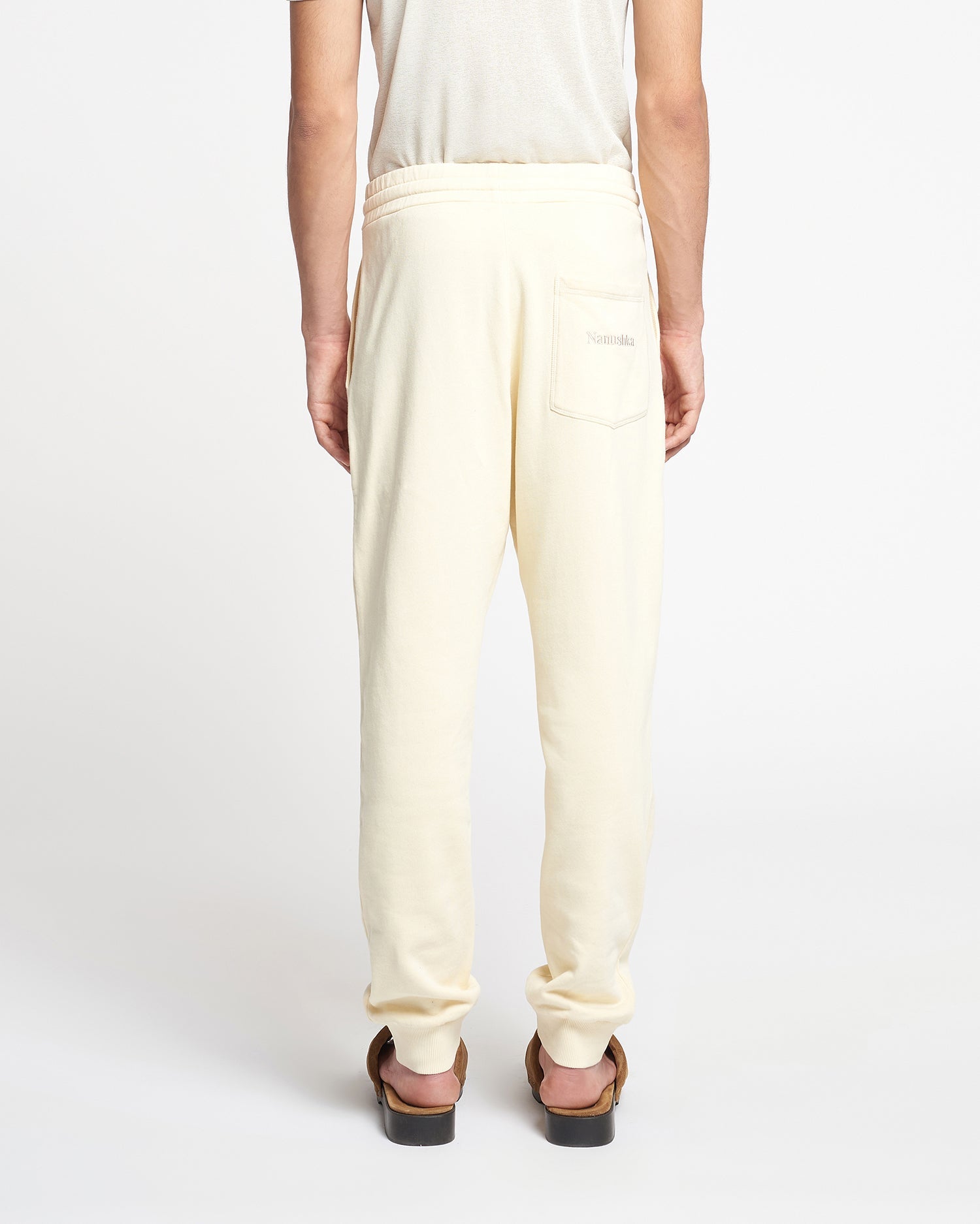 Shay Organically Grown Cotton Sweatpants | Creme