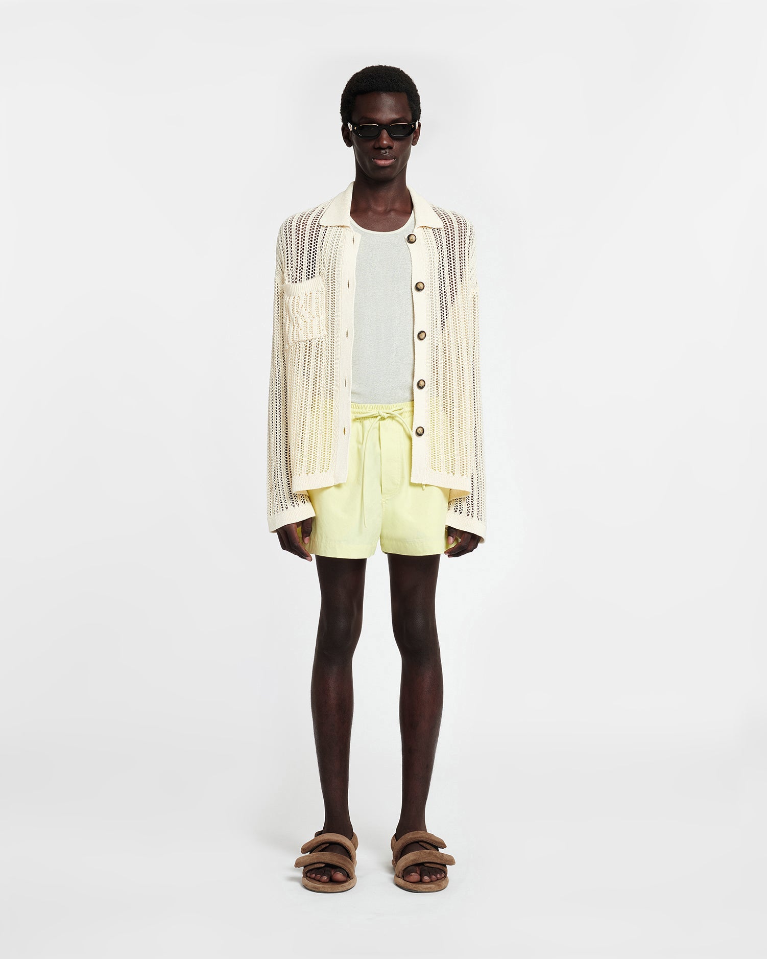 Amil Poplin Shorts | Lumen