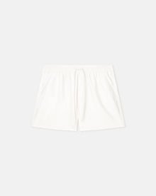 Amil Okobor Alt-Leather Shorts | White