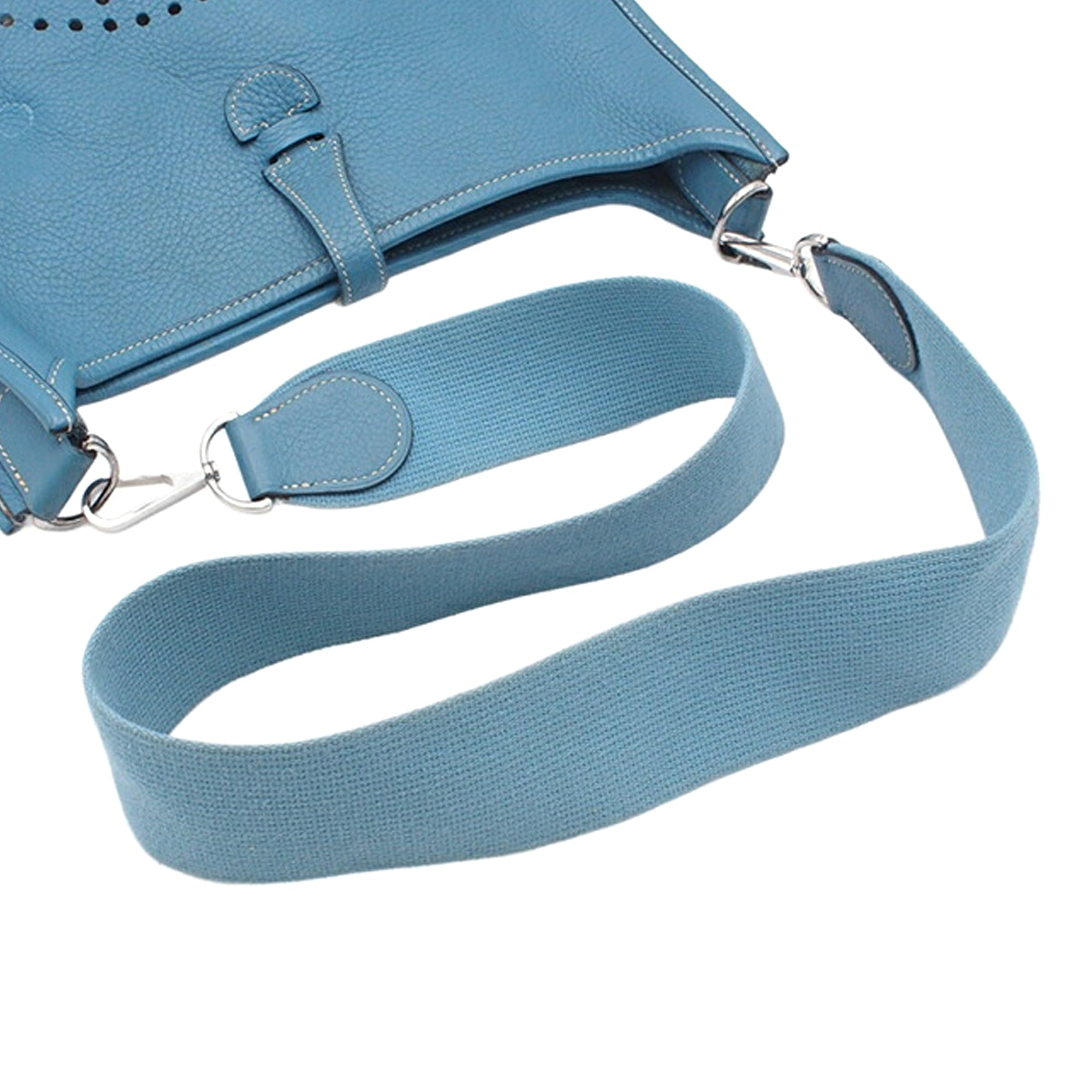 Hermes | Pre-Owned Clemence Evelyne GM | Blue/Denim