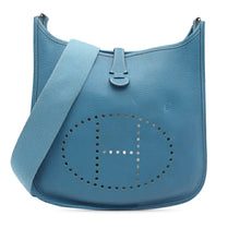 Hermes | Pre-Owned Clemence Evelyne GM | Blue/Denim
