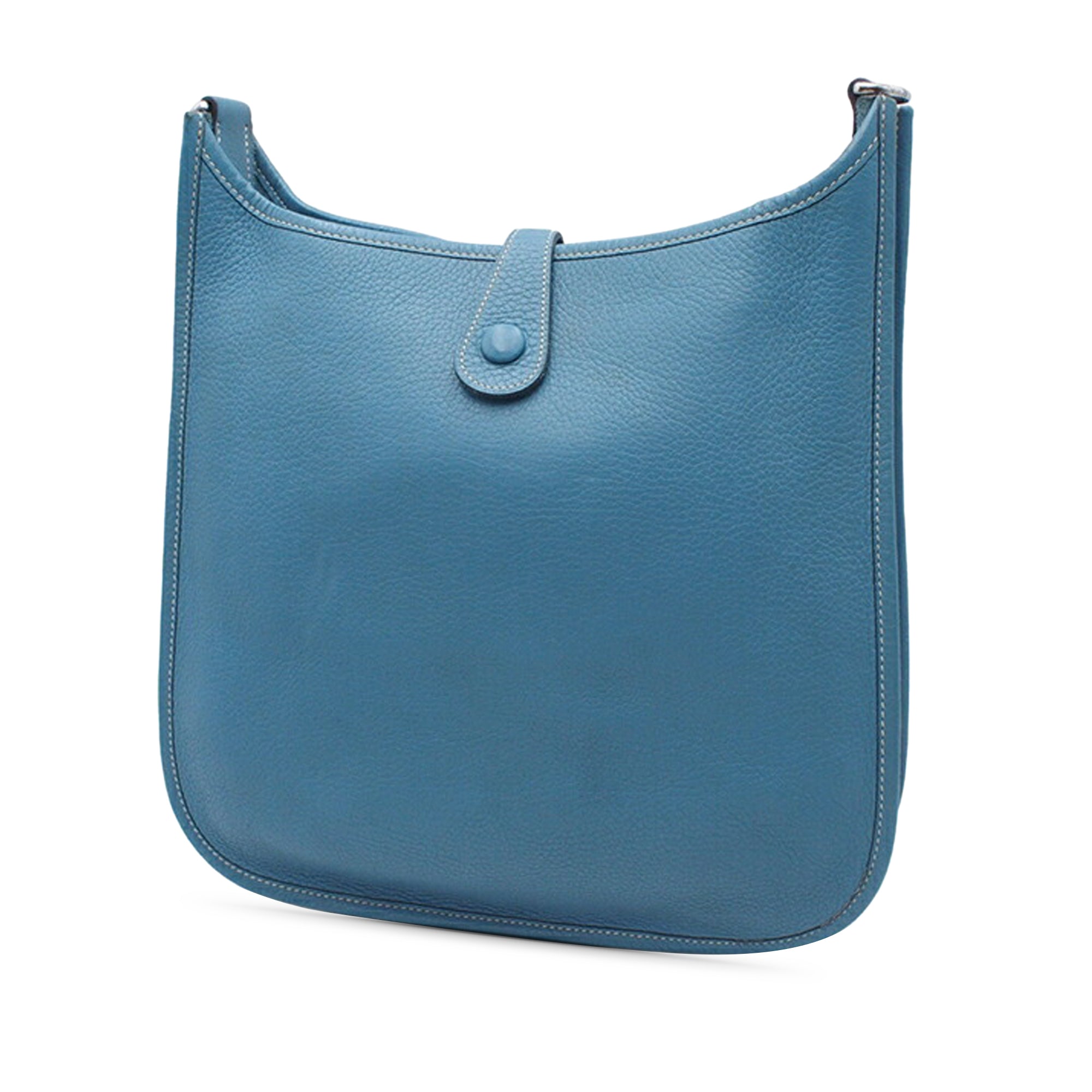 Hermes | Pre-Owned Clemence Evelyne GM | Blue/Denim