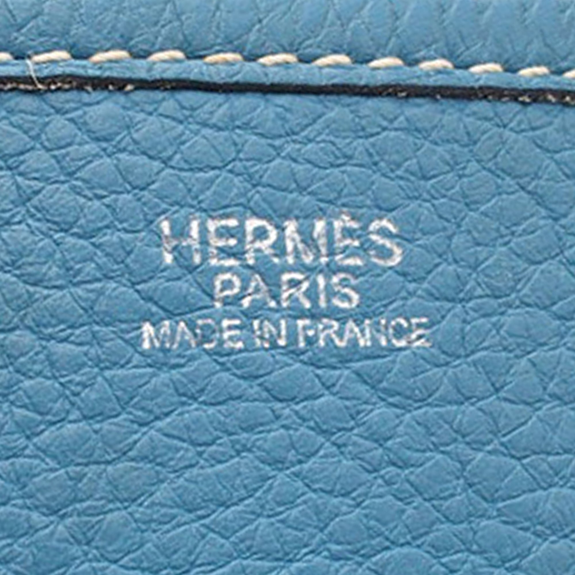Hermes | Pre-Owned Clemence Evelyne GM | Blue/Denim