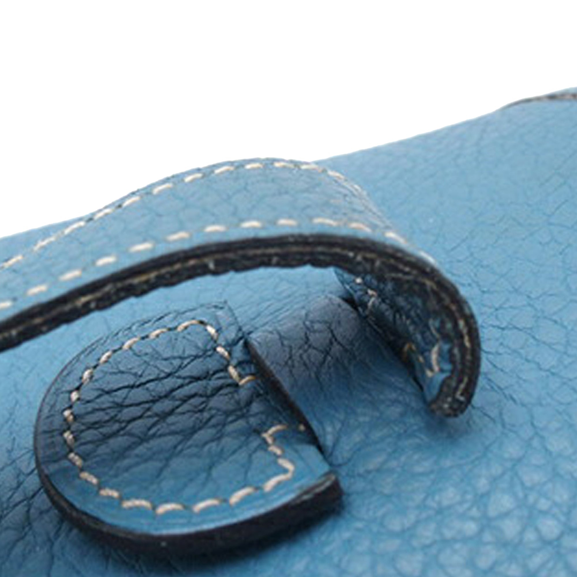 Hermes | Pre-Owned Clemence Evelyne GM | Blue/Denim