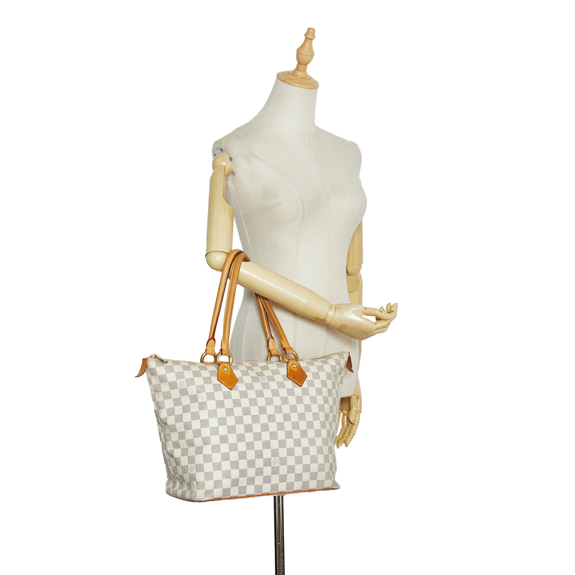 Louis Vuitton Pre-Owned Damier Azur Saleya MM | Women | White