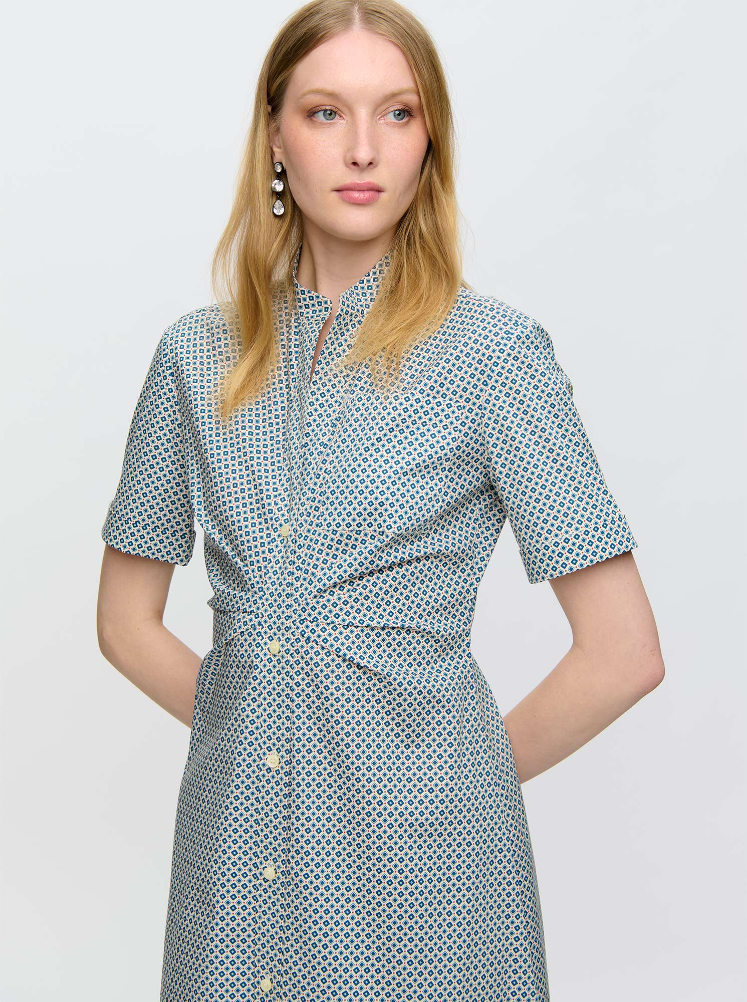 Noor Shirtdress | Blue Print