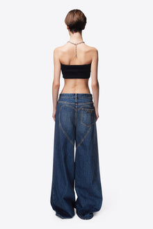 Crystal Butterfly Knit Bandeau | Black