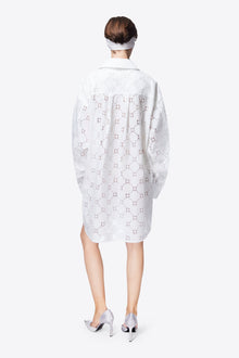 Broderie Anglaise Heart Draped Tunic | Off White