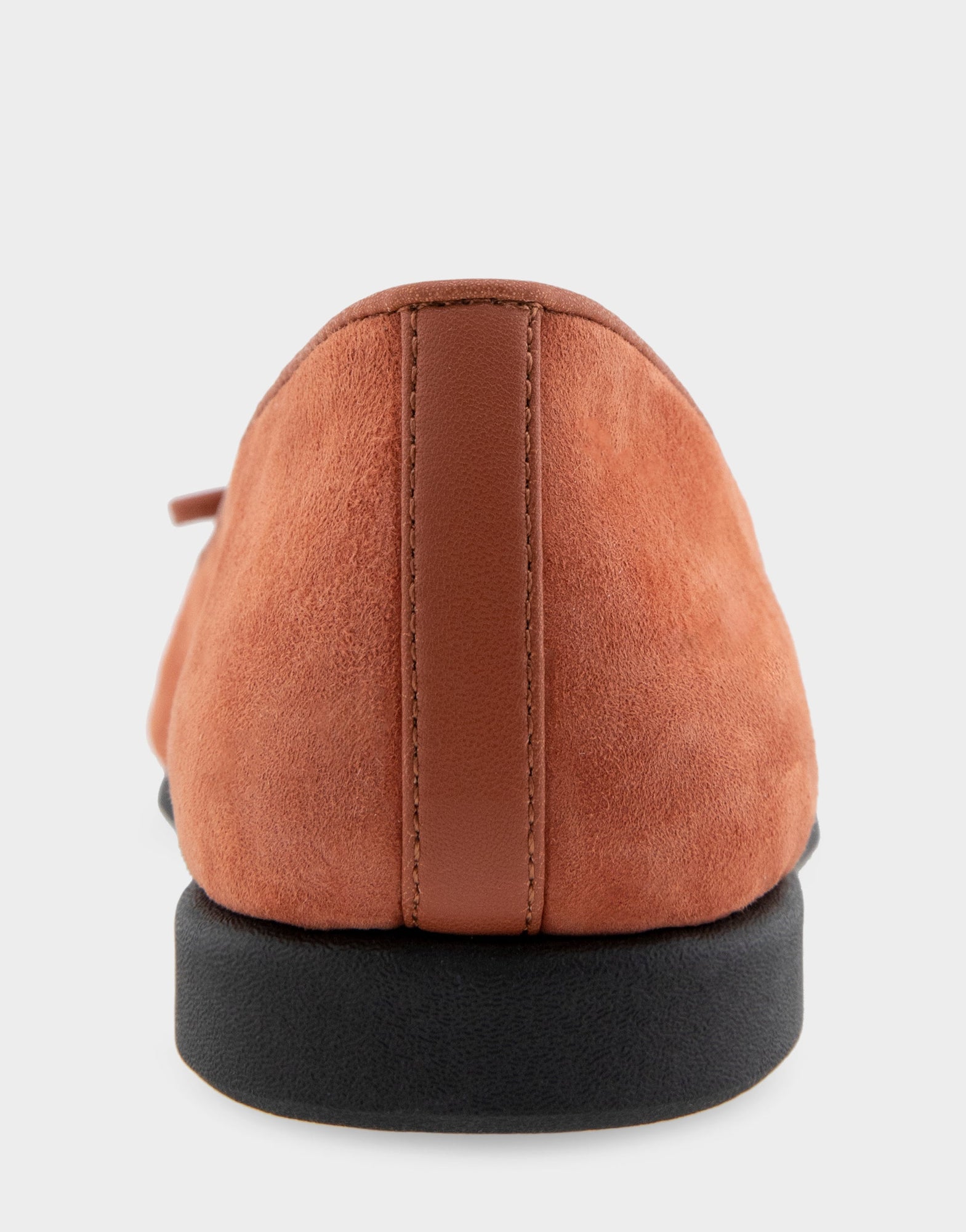 Novia Ballet Flat | Rust Suede
