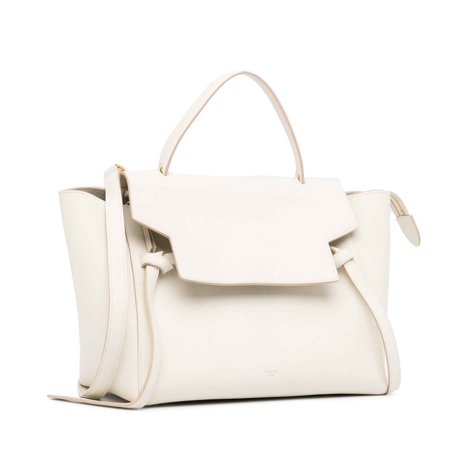 Céline Pre-Owned Mini Belt Satchel | Women | White