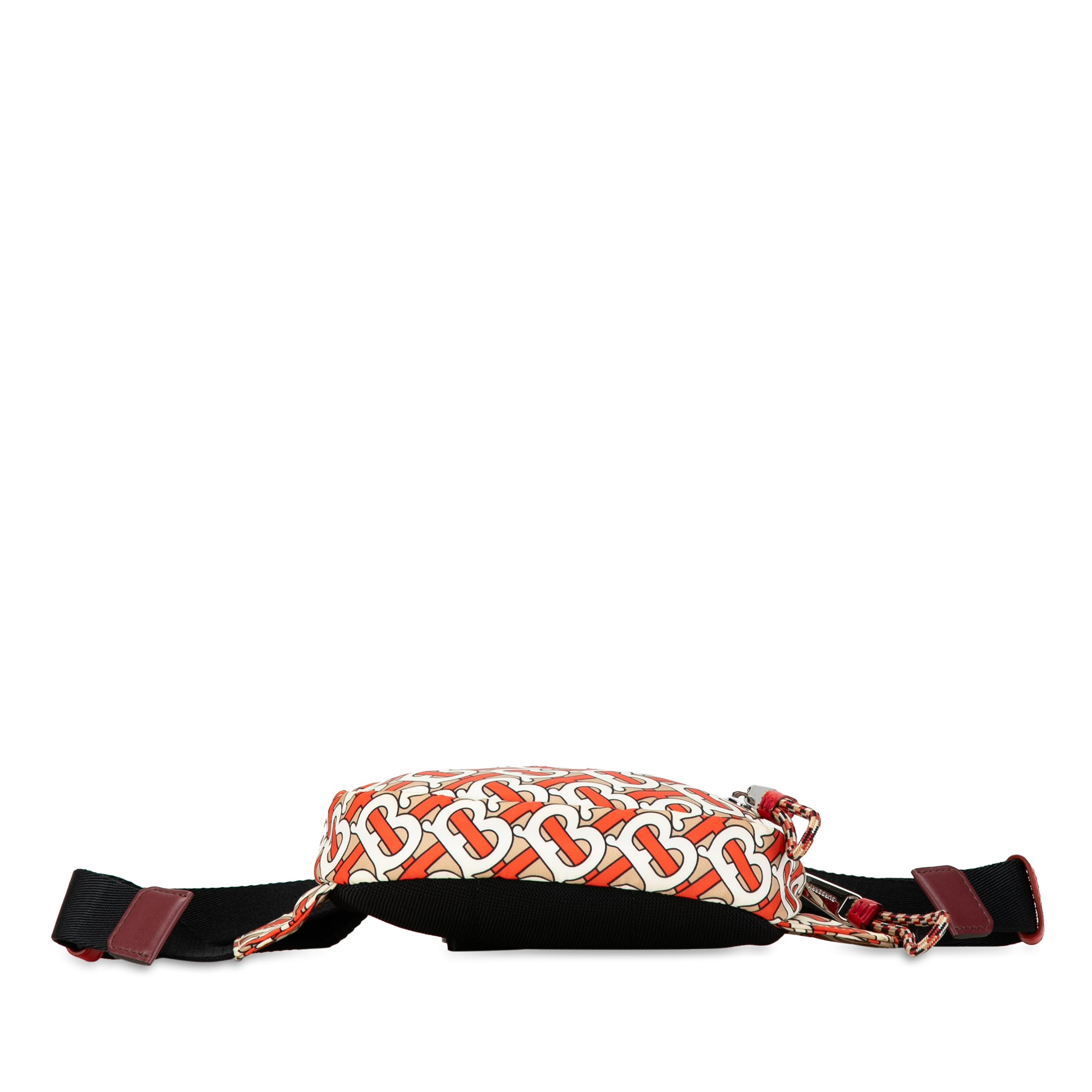 Burberry | Pre-Owned TB Monogram Nylon Cannon Belt Bag | Brown/Beige