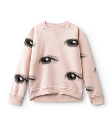 Kid | Eye Sweatshirt | Powder Pink