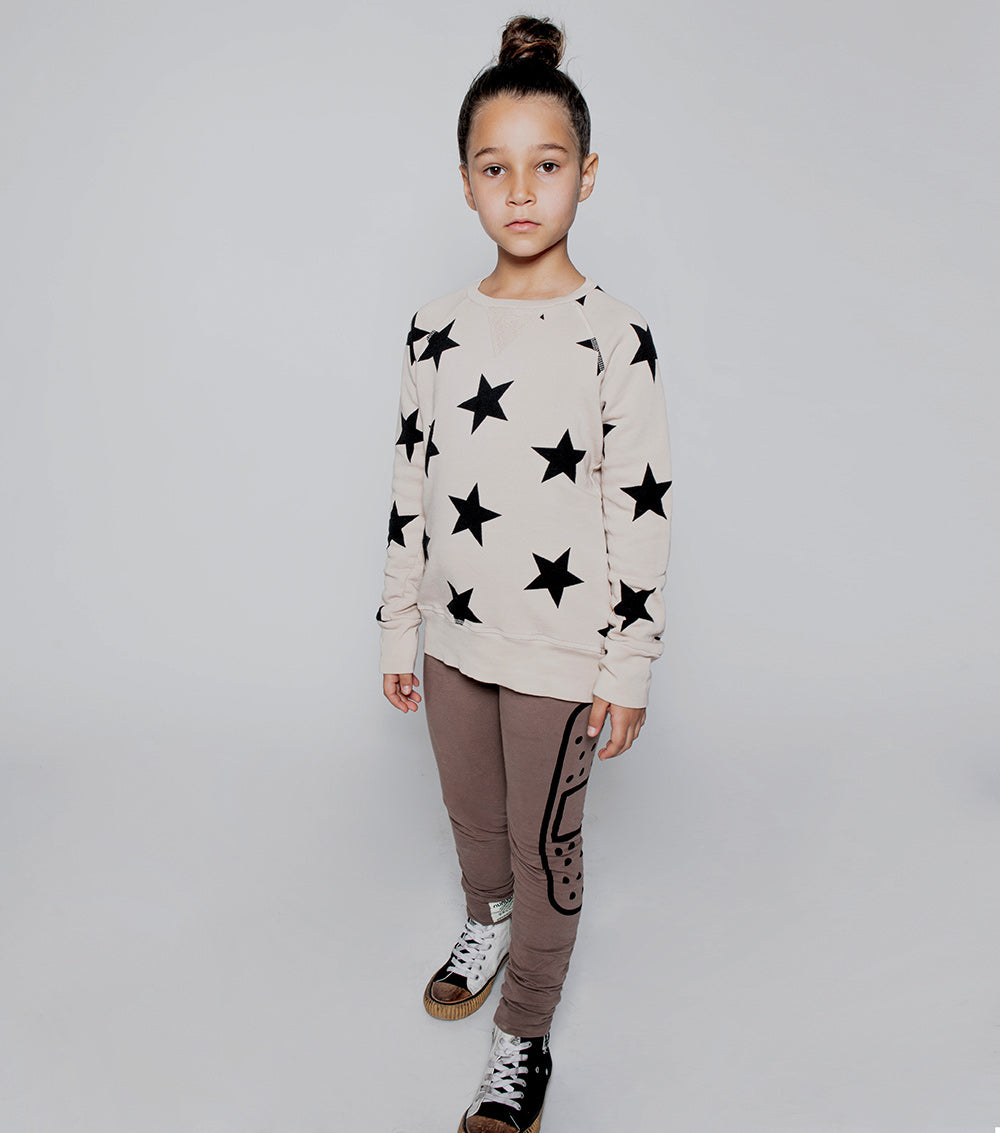 Kid | Star Sweatshirt | Powder Pink