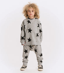 Kid | Star Sweatshirt | Heather Grey