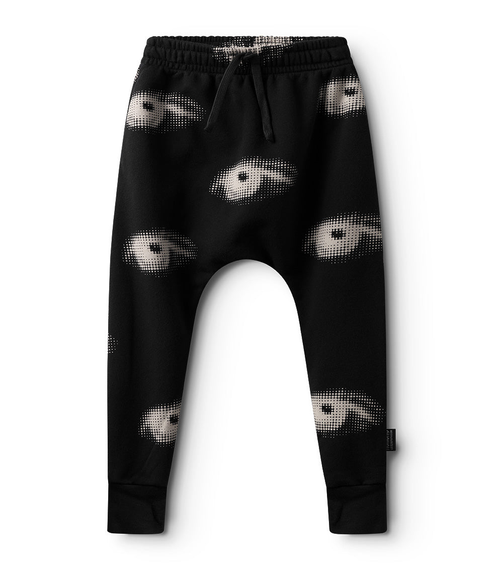 Kid | Eye Baggy Pants | Black