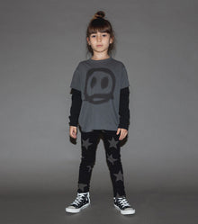 Kid | Star Leggings | Black (V2)