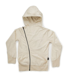 Kid | Embroidered Skull Hoodie | Natural