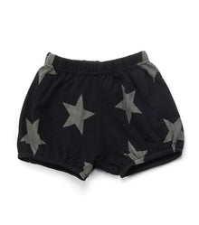 Kid | Star Yoga Shorts | Black