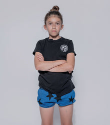 Kid | Star Yoga Shorts | Powder Pink