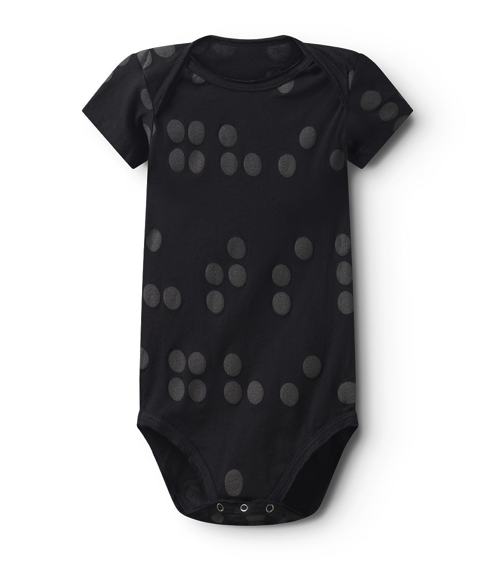 Kid | Braille Onesie | Black