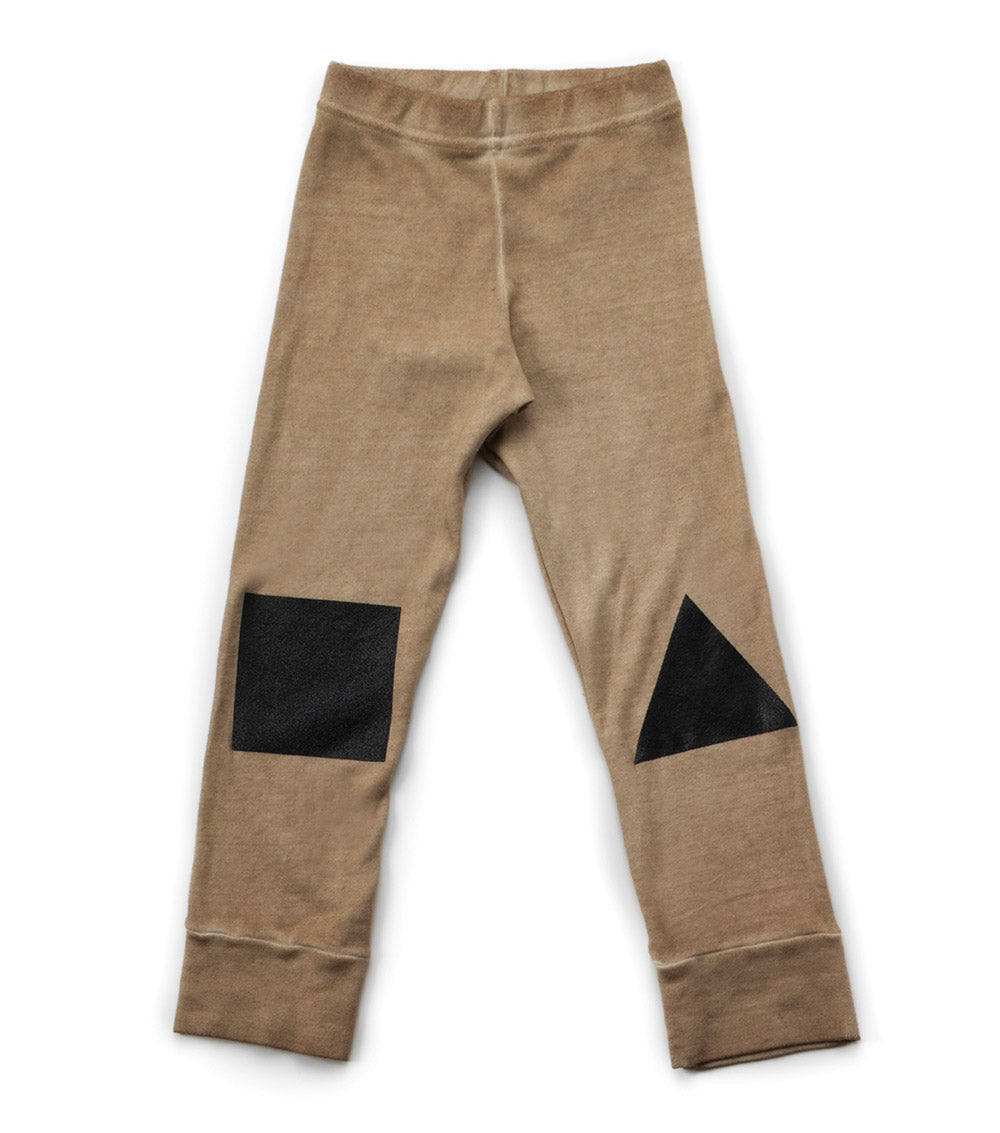 Kid | Geometric Leggings | Sand Storm