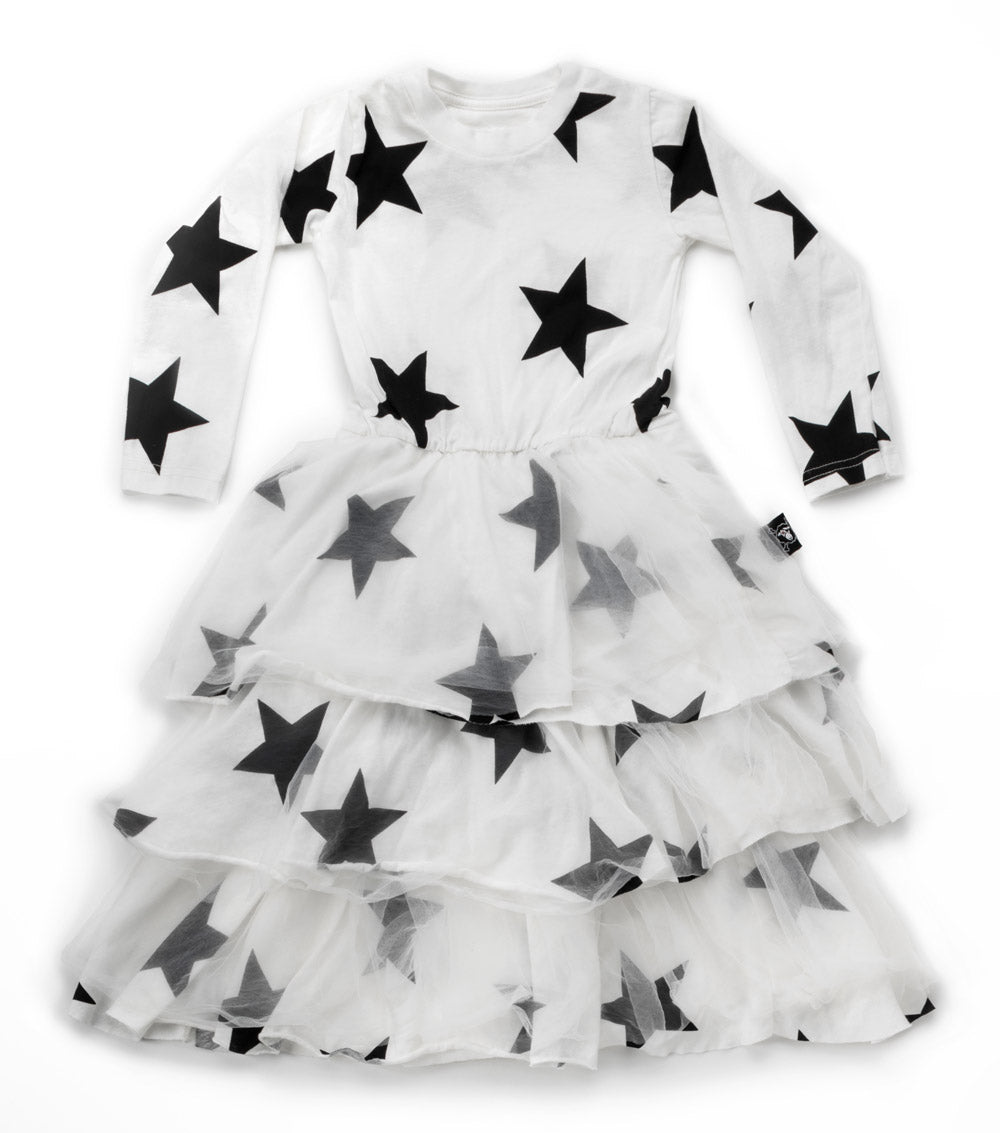 Kid | Layered Maxi Tulle Dress | White