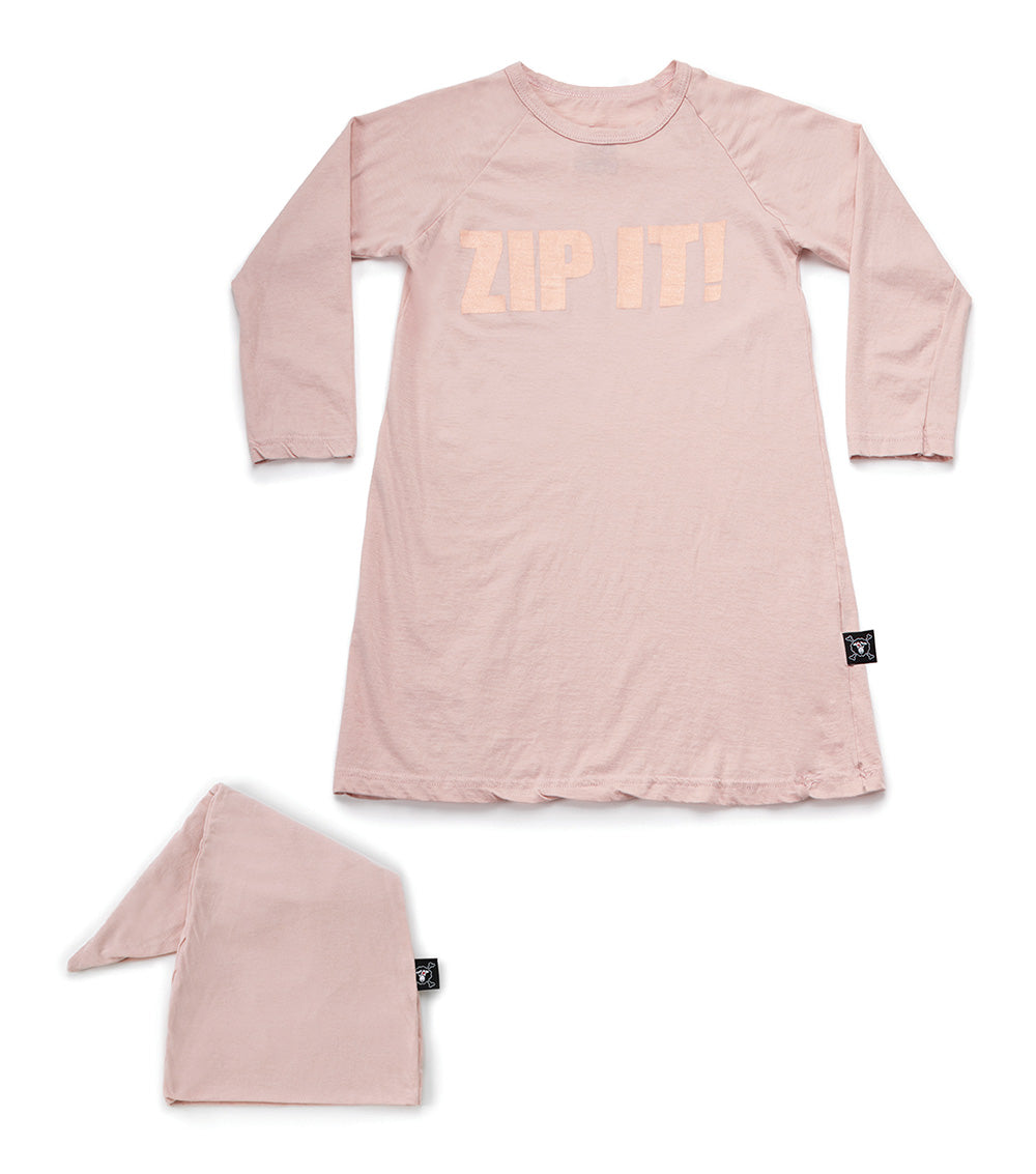 Kid | Zip It! Loungewear | Powder Pink