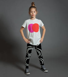 Kid | Colorful Circle T-Shirt | White x Red