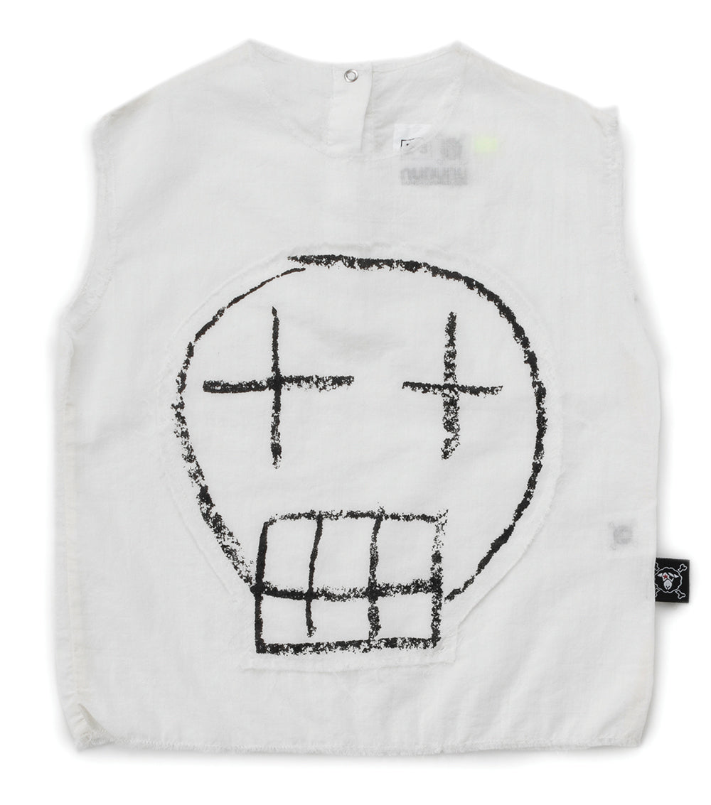 Kid | Patched Voile Shirt | White