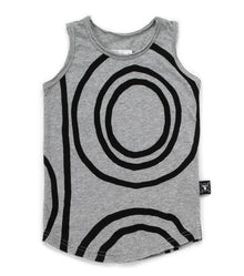 Kid | Circle Tank Top | Heather Grey