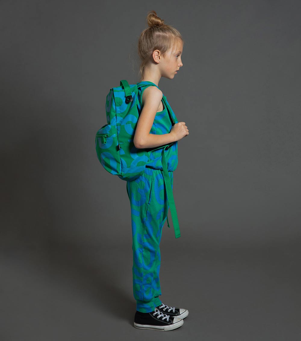 Kid | Numbered Romper | Green