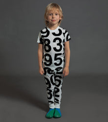 Kid | Numbered Loungewear | White