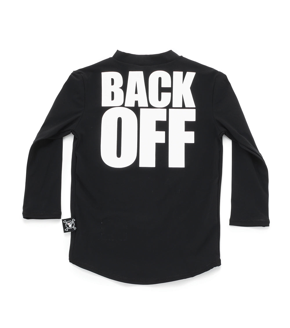 Kid | Back Off Long Sleeved Rashguard | Black