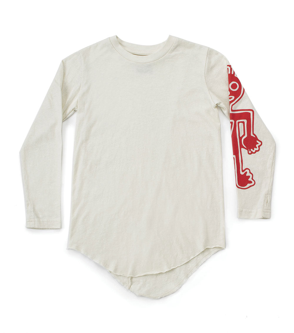 Kid | Raw Tribal Dancer Shirt | Natural