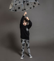 Kid | Ninja Mask Sweatshirt | Black