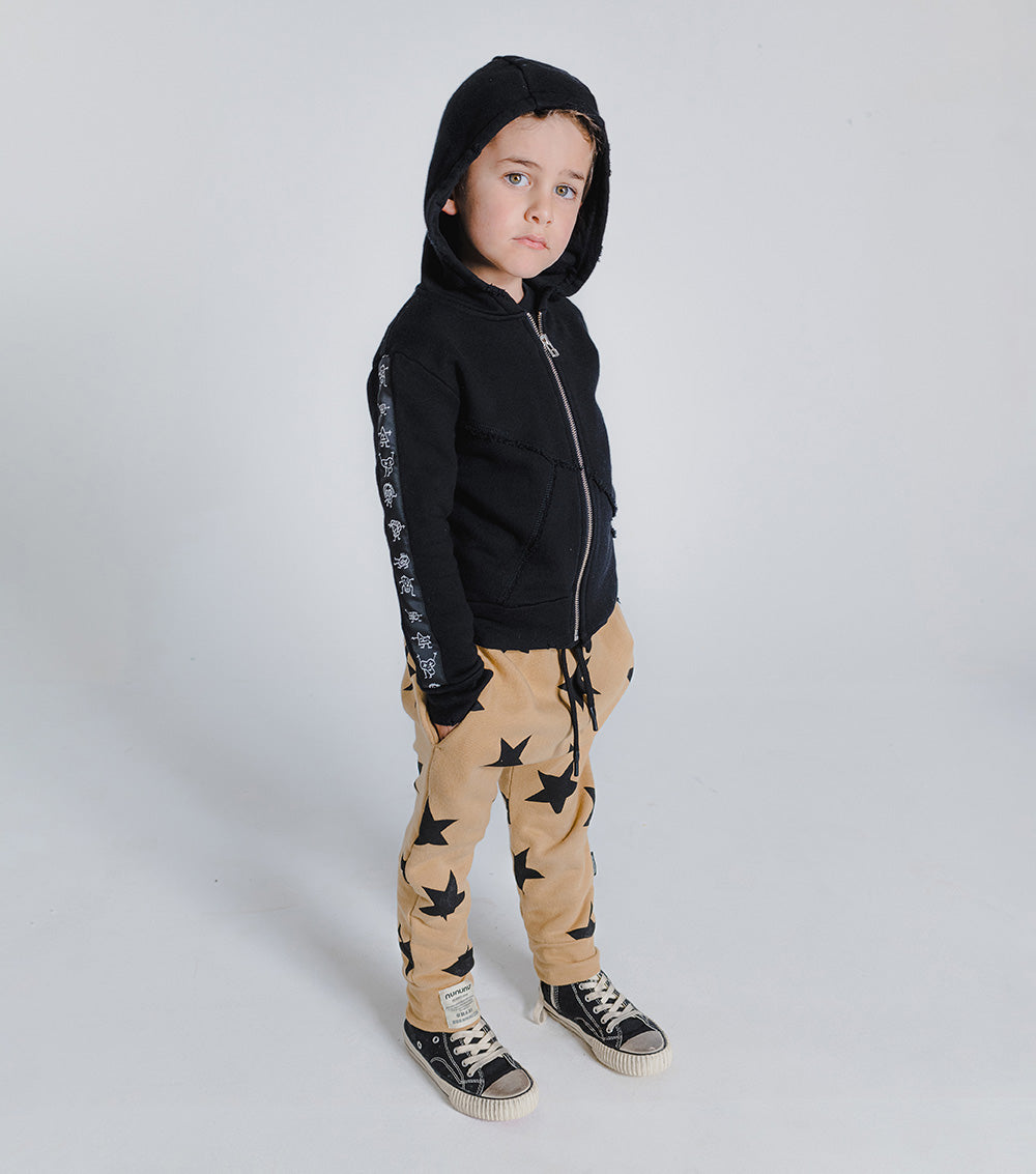 Kid | Star Baggy Pants | Mocha